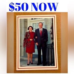 Jean Chrétien Canada Prime Minister Signed Autograph Christmas Card - MEGA RARE